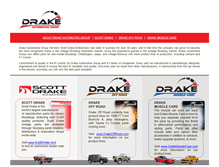 Tablet Screenshot of drakeautomotivegroup.com